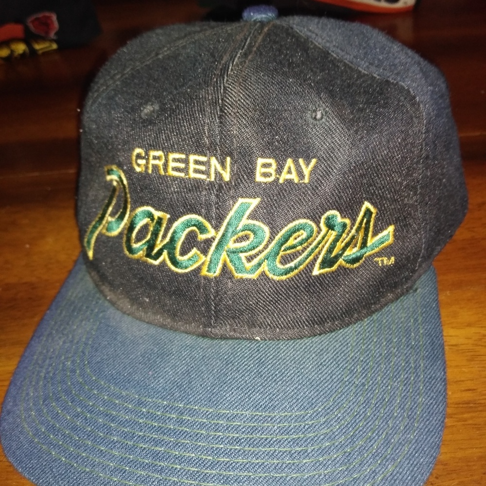 Vintage Green Bat Packers snapback hat